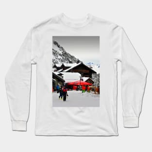 Les Arcs Arc 1950 French Alps France Long Sleeve T-Shirt